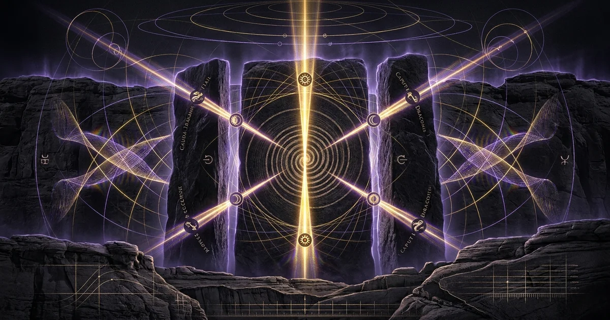 Cover illustration for treatise: Chaco Canyon Sun Dagger Fajada Butte Spiral Petroglyph