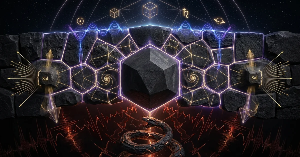 Cover illustration for treatise: Polygonal Masonry Global Phenomenon Peru Egypt Italy Greece