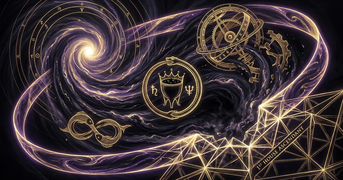 Cover illustration for treatise: Twelfth House Astrological Meaning: Ego and Cosmic Return