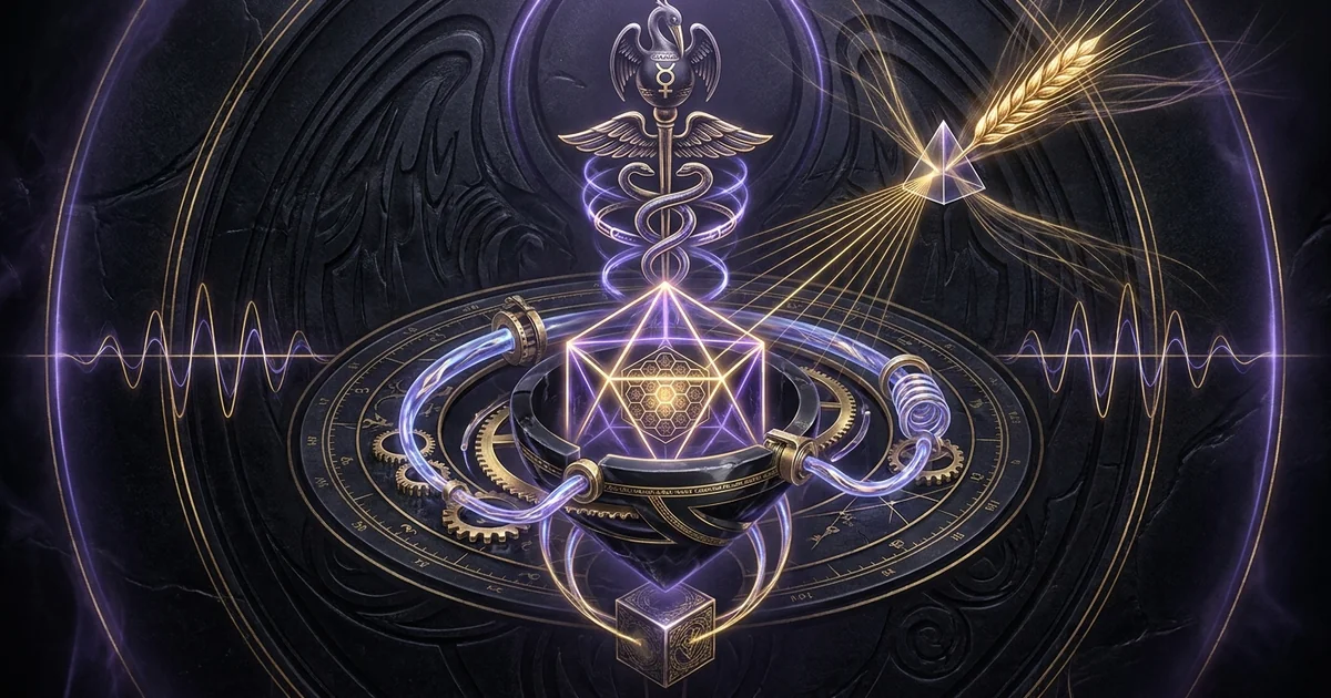Cover illustration for treatise: Sixth House Astrological Meaning: Somatic Calibration