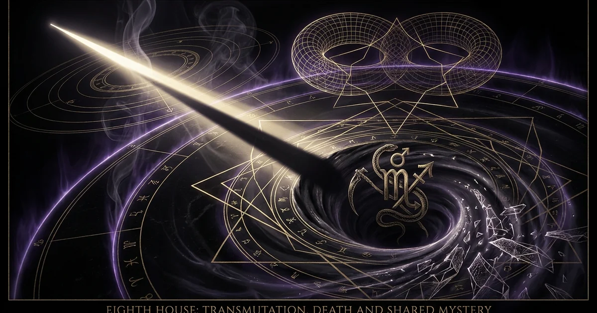 Cover illustration for treatise: Eighth House Astrological Meaning: Entropy and Alterity