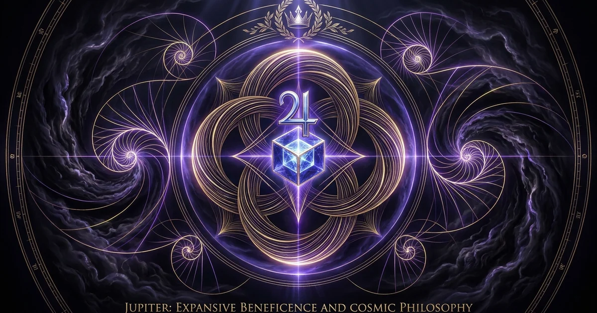 Cover illustration for treatise: Jupiter Astrology Archetype Meaning in Cosmic Philosophy