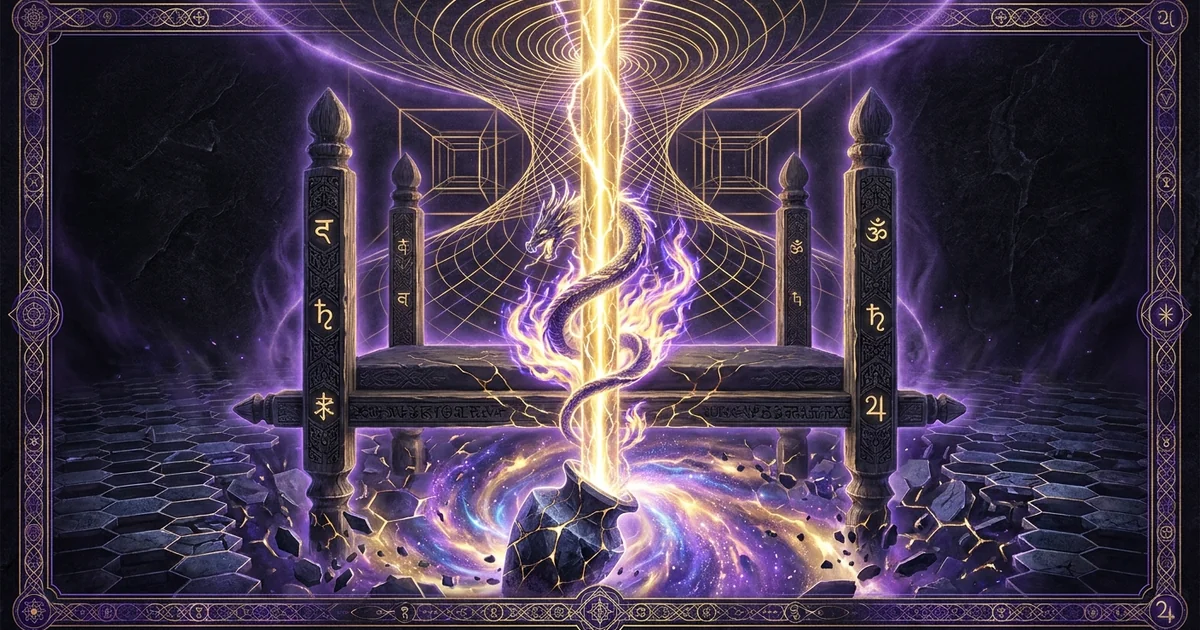 Cover illustration for treatise: Purva Bhadrapada Nakshatra: Vedic Astrology Meaning