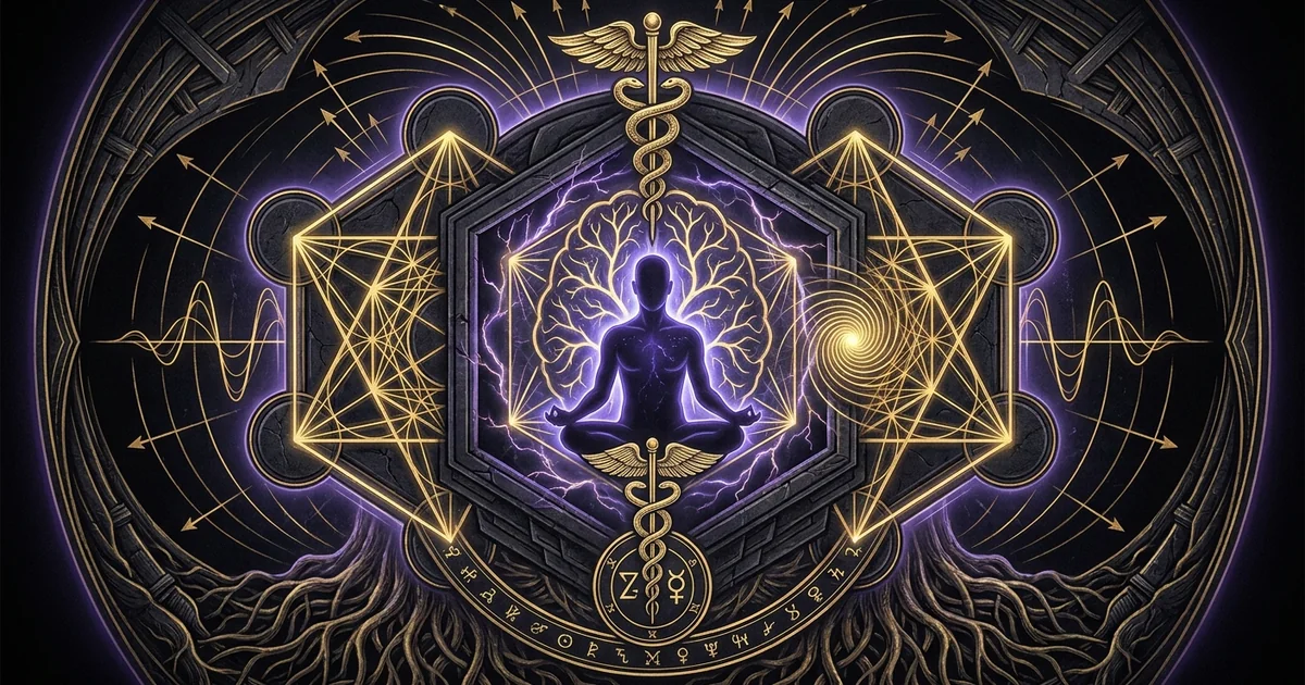 Cover illustration for treatise: Set and Setting Science: Timothy Leary Contextual Priming