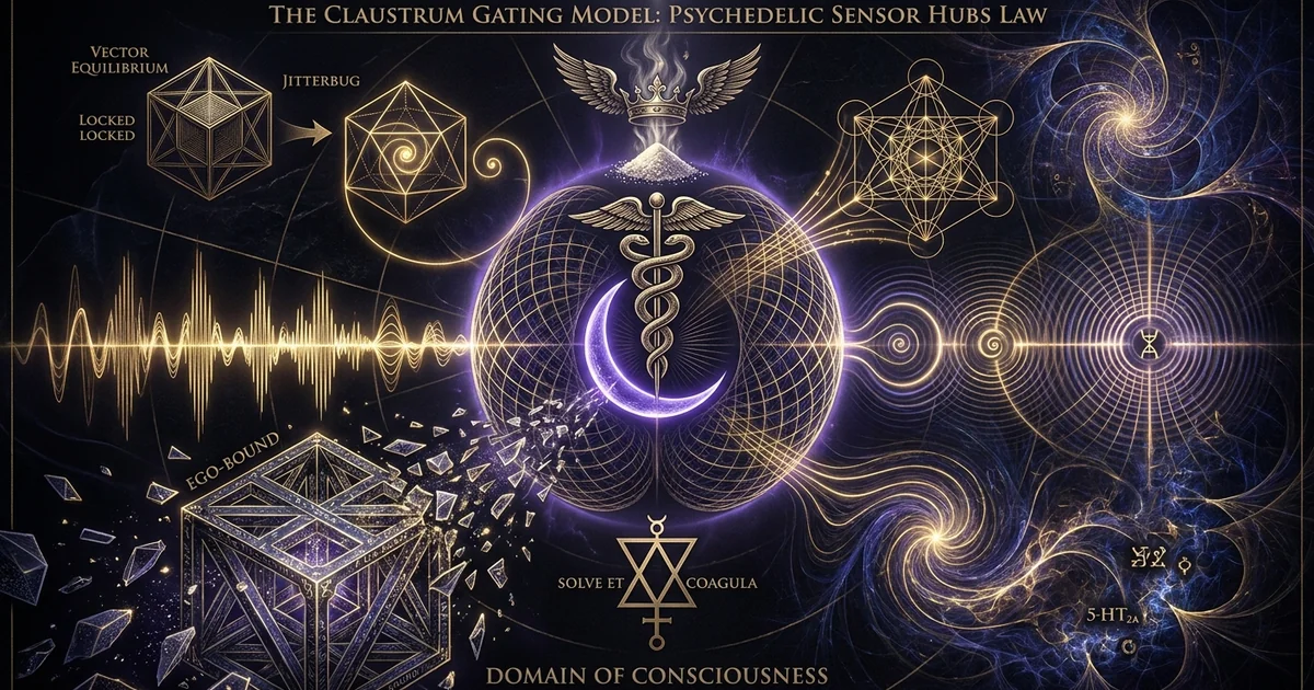 Claustrum Gating Model Psychedelics Salvinorin Consciousness - Research Treatise