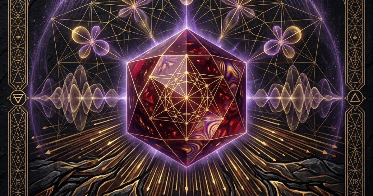 Cover illustration for treatise: Garnet Crystal Properties Geology Resonance in Silicates