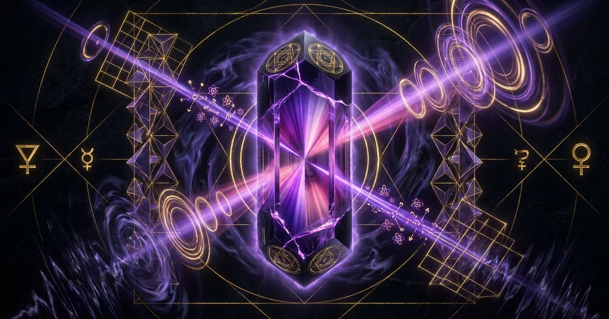 Cover illustration for treatise: Kunzite Crystal Properties Geology Resonance in Pyroxenes