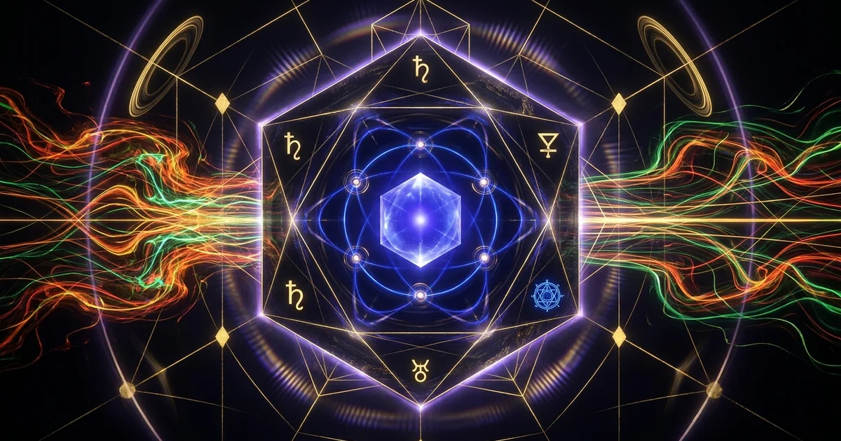 Cover illustration for treatise: Sapphire Corundum Mineralogy: Crystal Resonance Physics