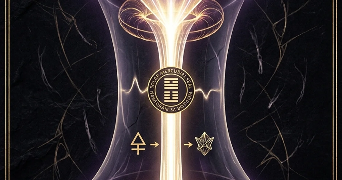 Cover illustration for treatise: The Channel 10-34 Exploration Centaur in Human Design