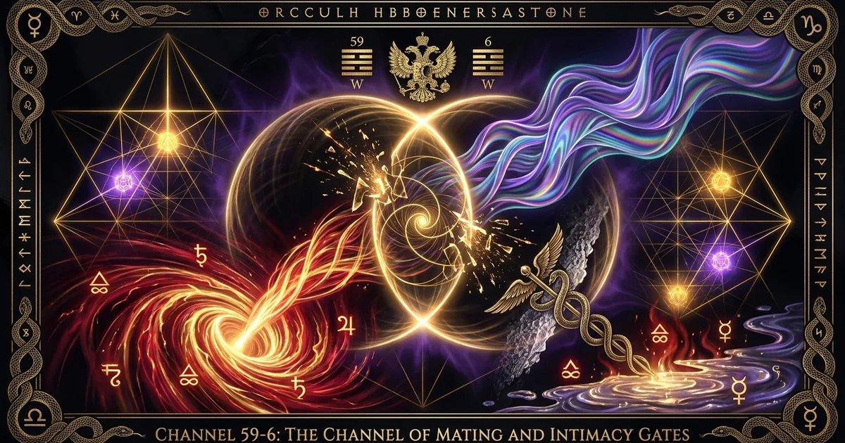 Cover illustration for treatise: Channel 59-6 Mating Intimacy Reproduction in Human Design