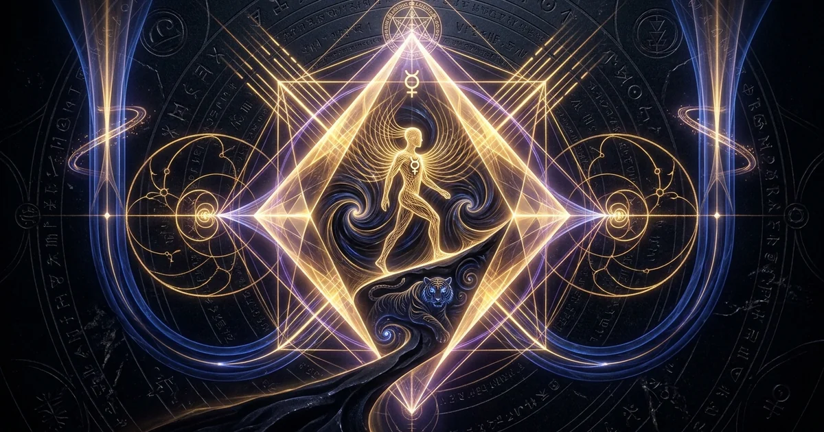 Cover illustration for treatise: Human Design Gate 10 Treading (Conduct): Self Mechanics