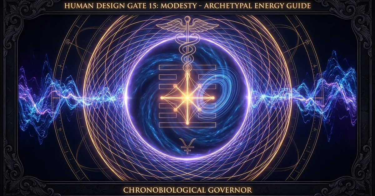 Human Design Gate 15 Modesty: Archetypal Dynamics Guide - Hero Banner