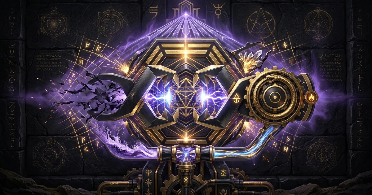 Cover illustration for treatise: Human Design Gate 21 Biting Through: The Material Will