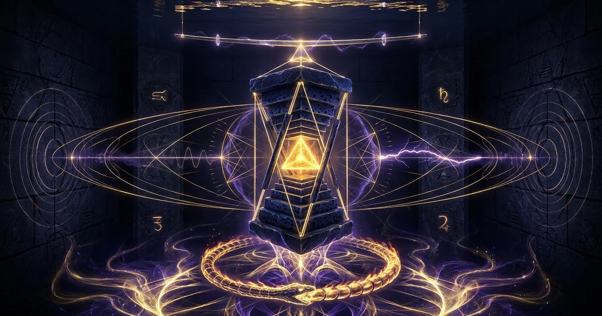 Cover illustration for treatise: Human Design Gate 28 Preponderance of the Great Analysis