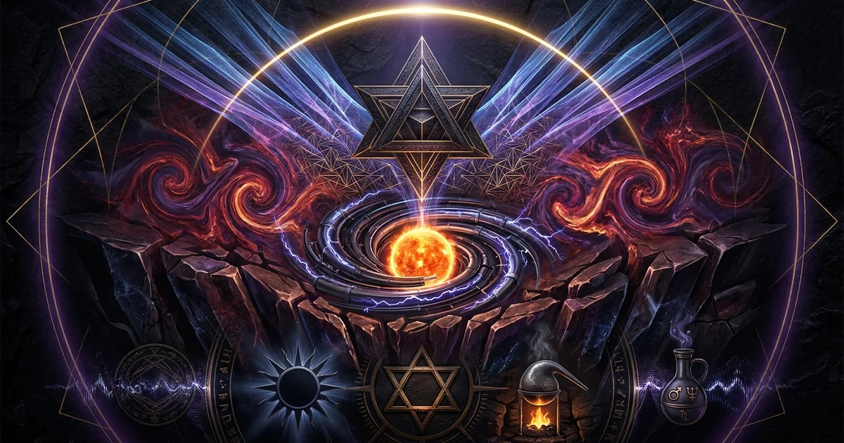 Cover illustration for treatise: Human Design Gate 36 Darkening of the Light Archetype