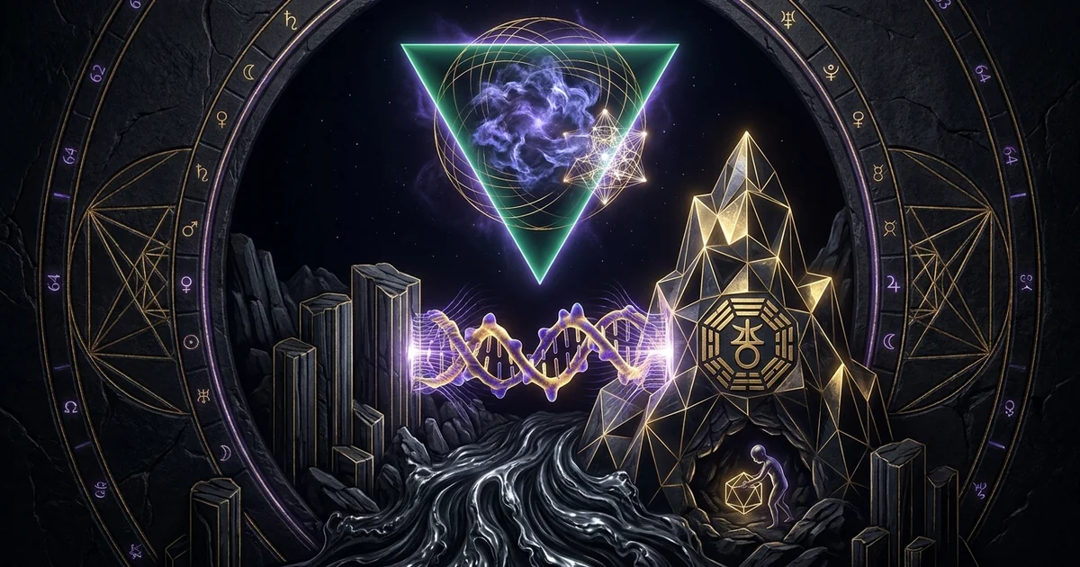 Cover illustration for treatise: Human Design Gate 4 Youthful Folly: Logic & Epistemology