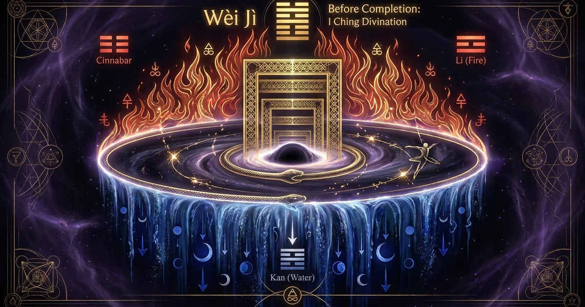 Hexagram 64 Before Completion IChing Meaning & Physics - Hero Banner