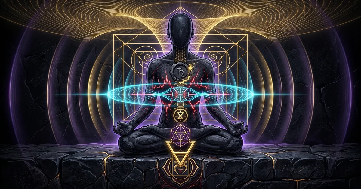 Cover illustration for treatise: 174 Hz Solfeggio Frequency Natural Anesthetic Physical