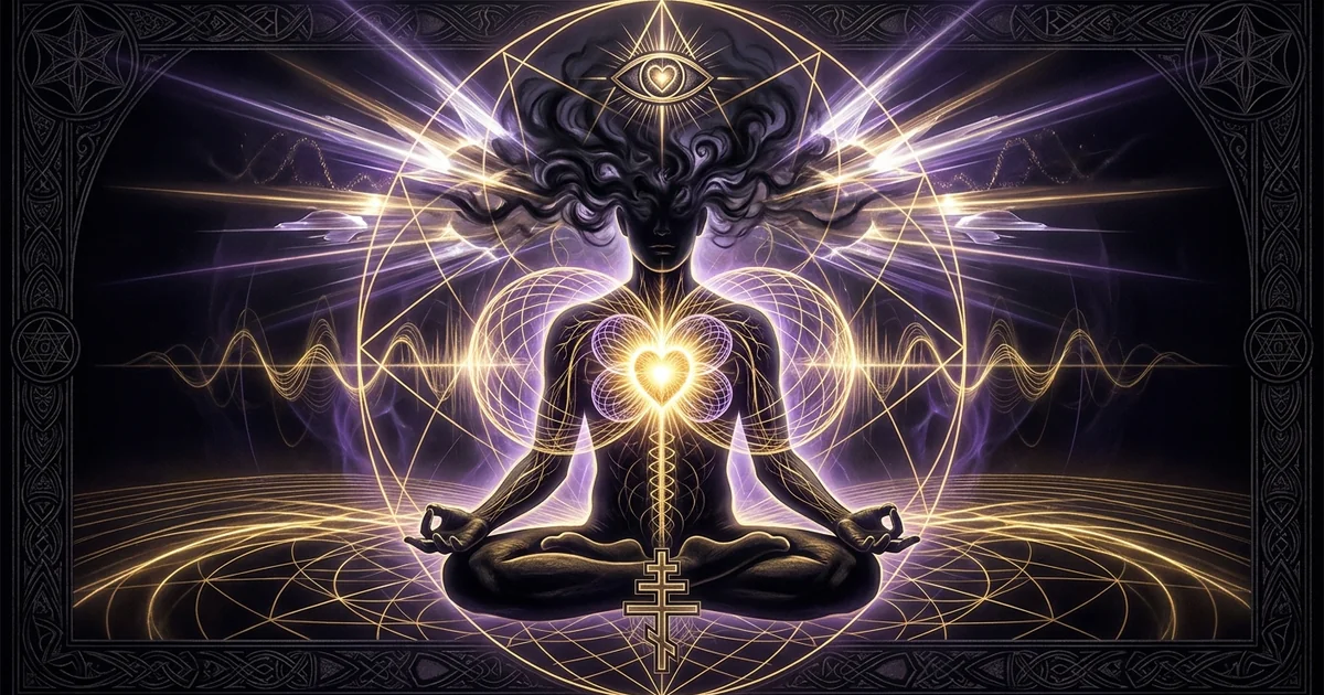Cover illustration for treatise: Hesychasm Centering Prayer of the Heart Christian Mysticism
