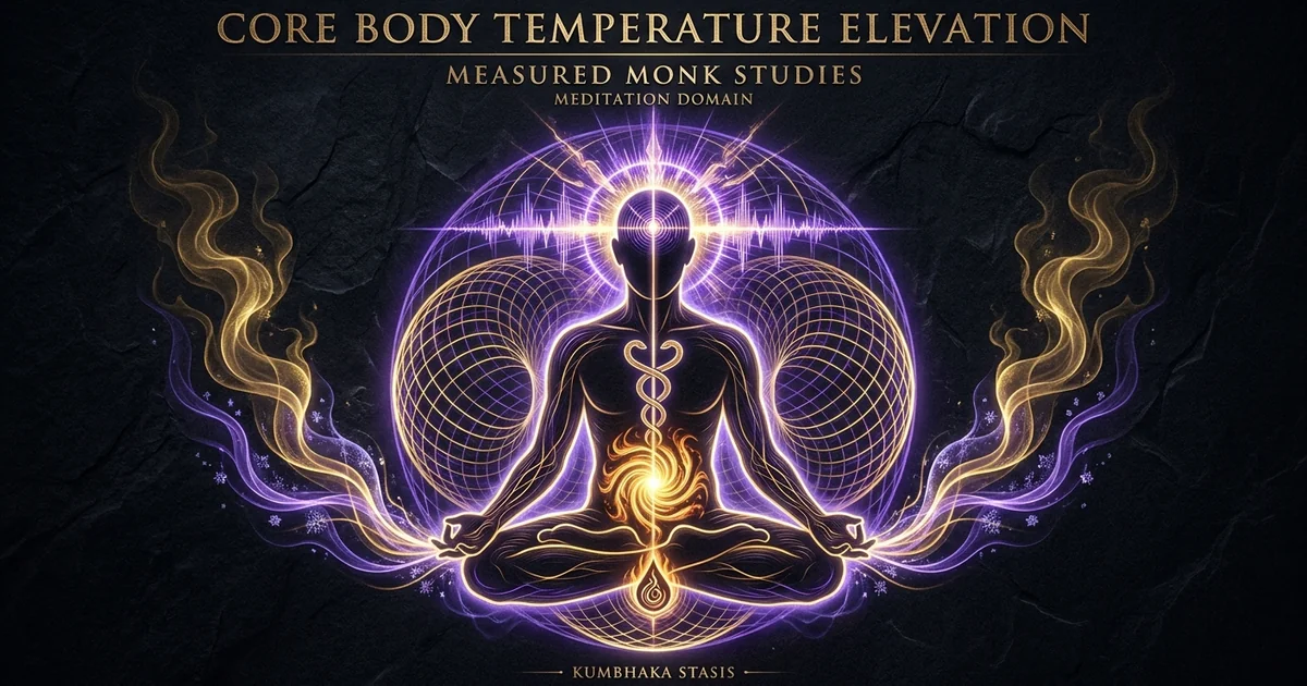 Cover illustration for treatise: Core Body Temperature Elevation Herbert Benson Harvard