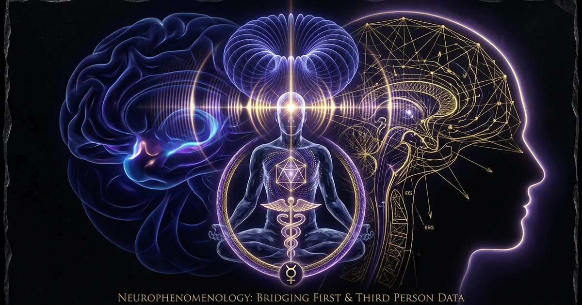 Cover illustration for treatise: Neurophenomenology Francisco Varela Cognitive Science