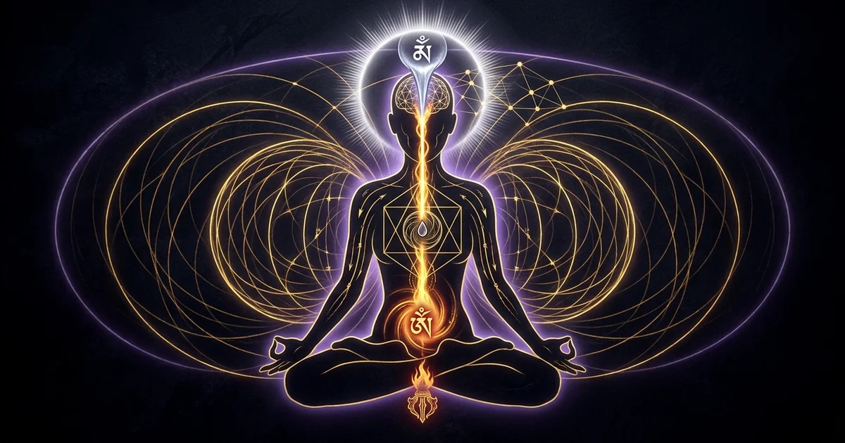 Cover illustration for treatise: Six Yogas of Naropa: Tummo Inner Fire Foundation Tibetan