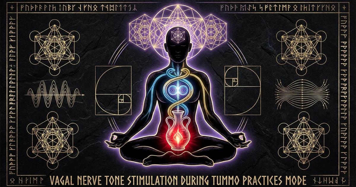 Cover illustration for treatise: Tummo Vagus Nerve Stimulation: Parasympathetic Balance