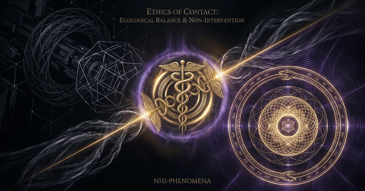 Cover illustration for treatise: Ethics Of Contact Non Intervention Prime Directive