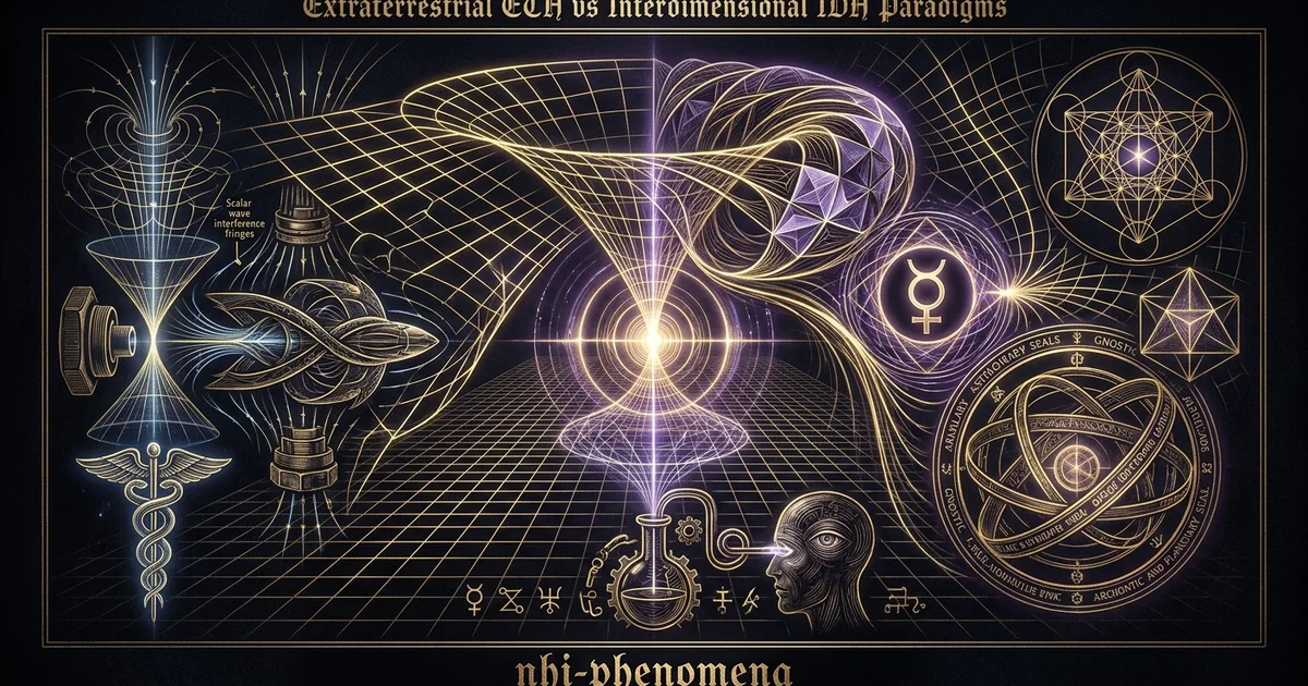 Extraterrestrial Hypothesis ETH vs Interdimensional IDH UFO - Hero Banner