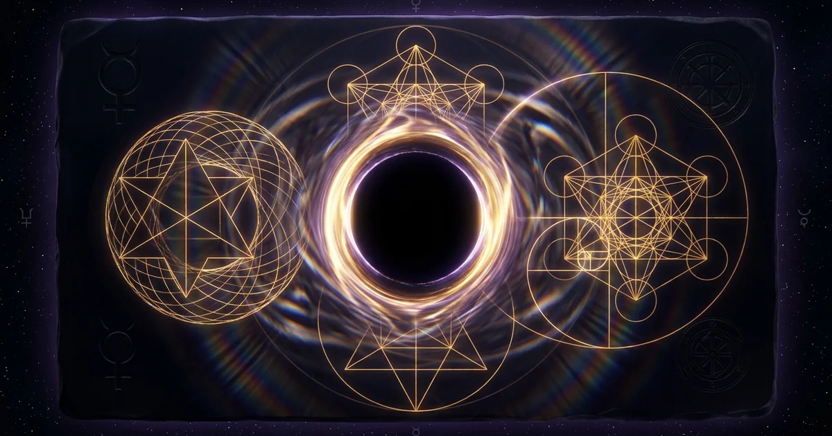 Cover illustration for treatise: Gravitational Lensing UAP Optical Distortion Mirage Space