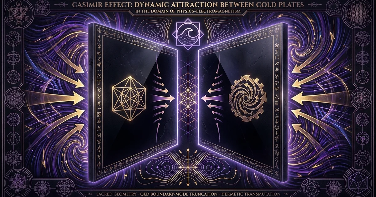 Casimir Effect Quantum Vacuum Fluctuations Attraction - Hero Banner