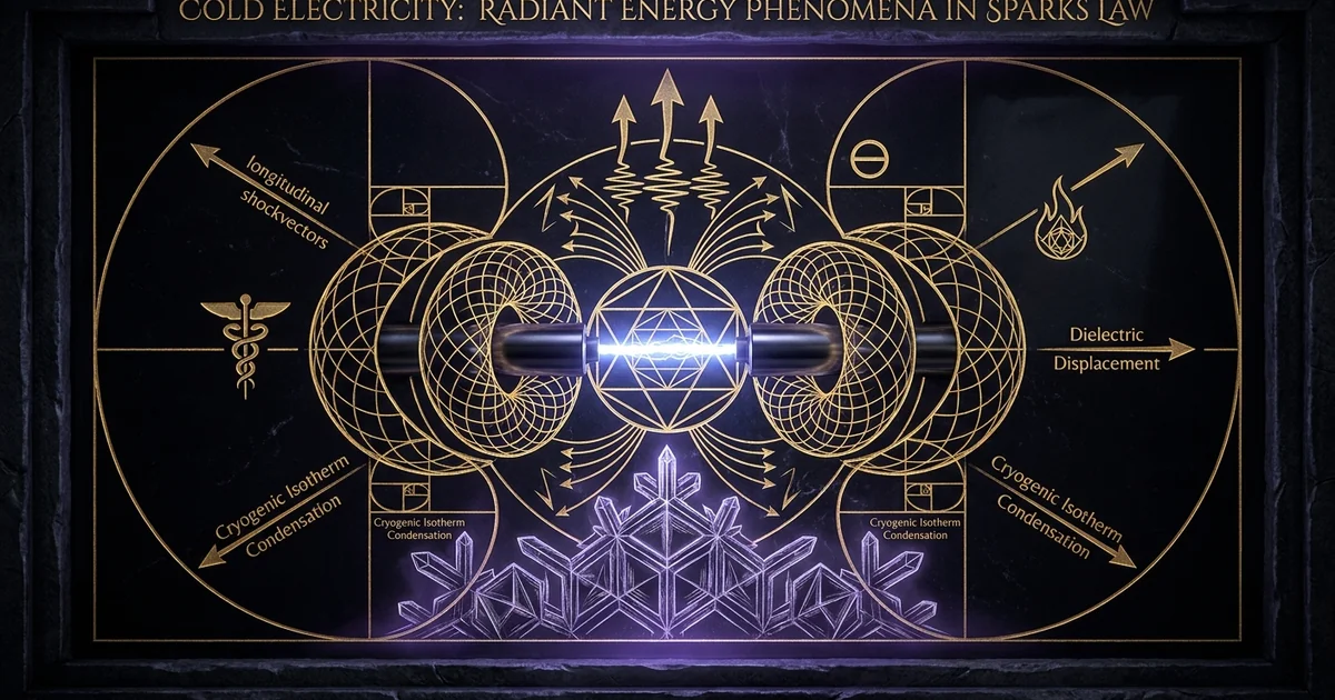 Cold Electricity Radiant Energy Tesla Spark Discharge Edwin - Research Treatise