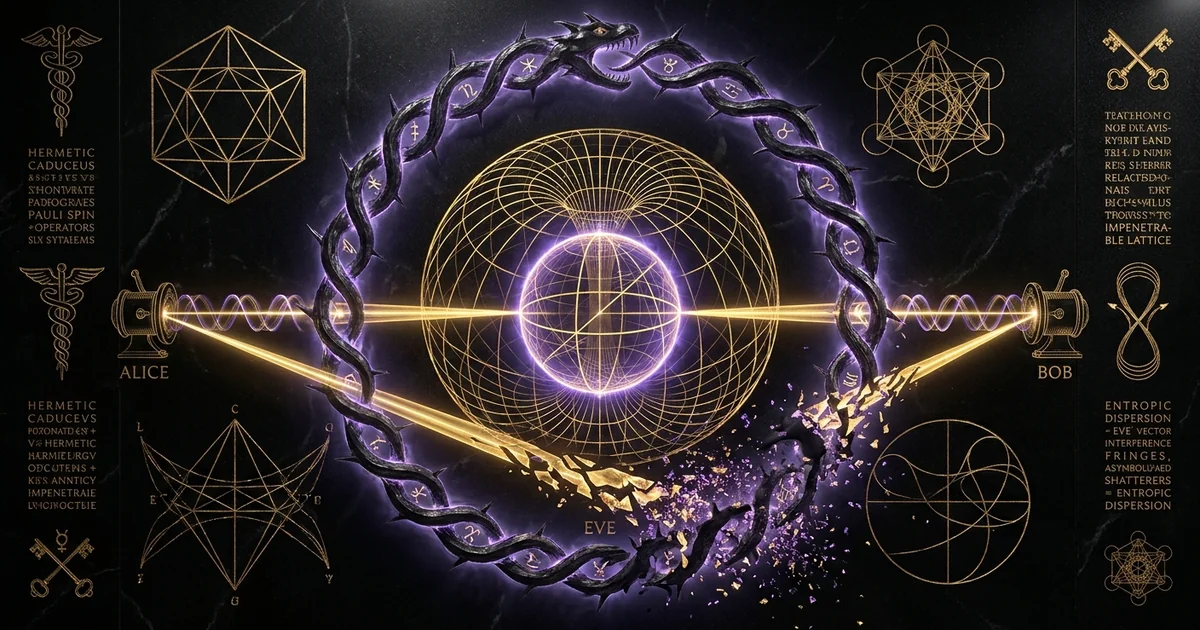 Quantum Key Distribution QKD BB84 Protocol Entanglement E91 - Hero Banner
