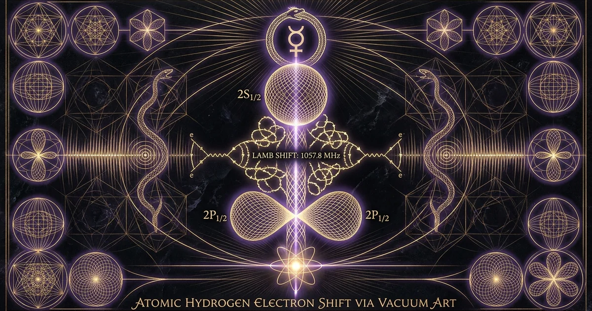 Willis Lamb Shift: Hydrogen 2s1/2 2p1/2 Vacuum Fluctuations - Hero Banner