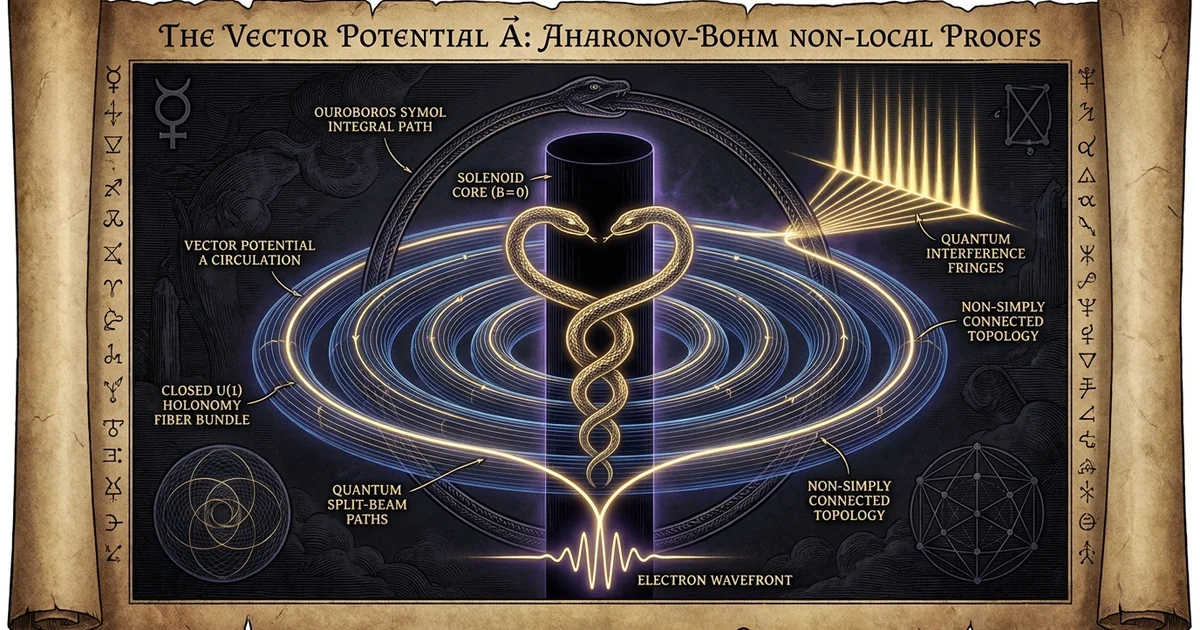 Vector Potential Aharonov-Bohm Effect Nonlocal Quantum Proof - Hero Banner