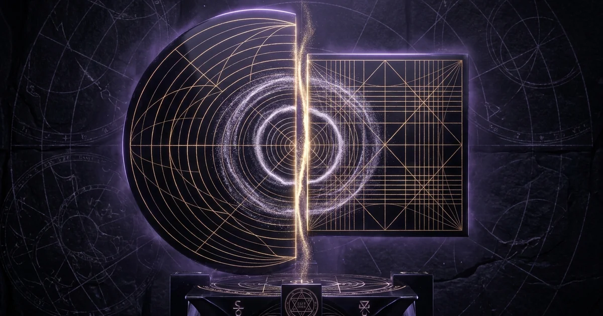 Cover illustration for treatise: Circular Square Plates Geometric Symmetry Chladni Figures