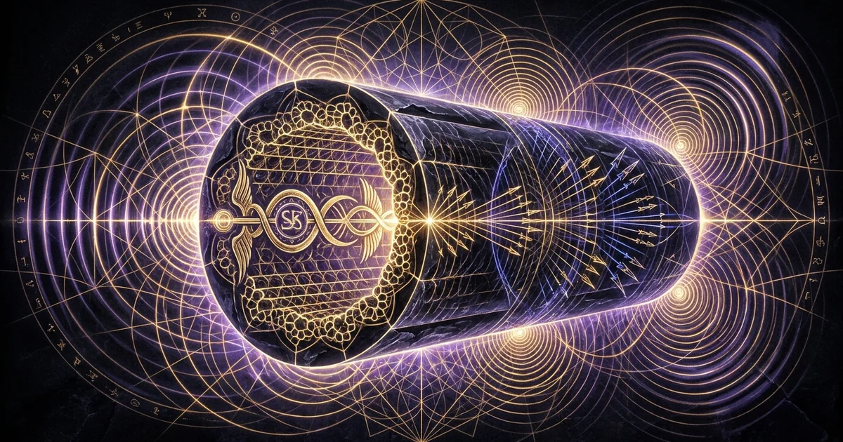 Cover illustration for treatise: Microtubule Acoustic Vibrations Megahertz Neuronal Networks