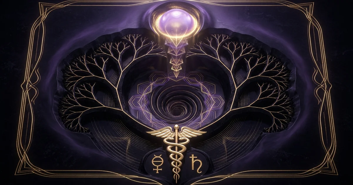 Cover illustration for treatise: Subharmonic Resonance Undertone Series Sub-Frequencies