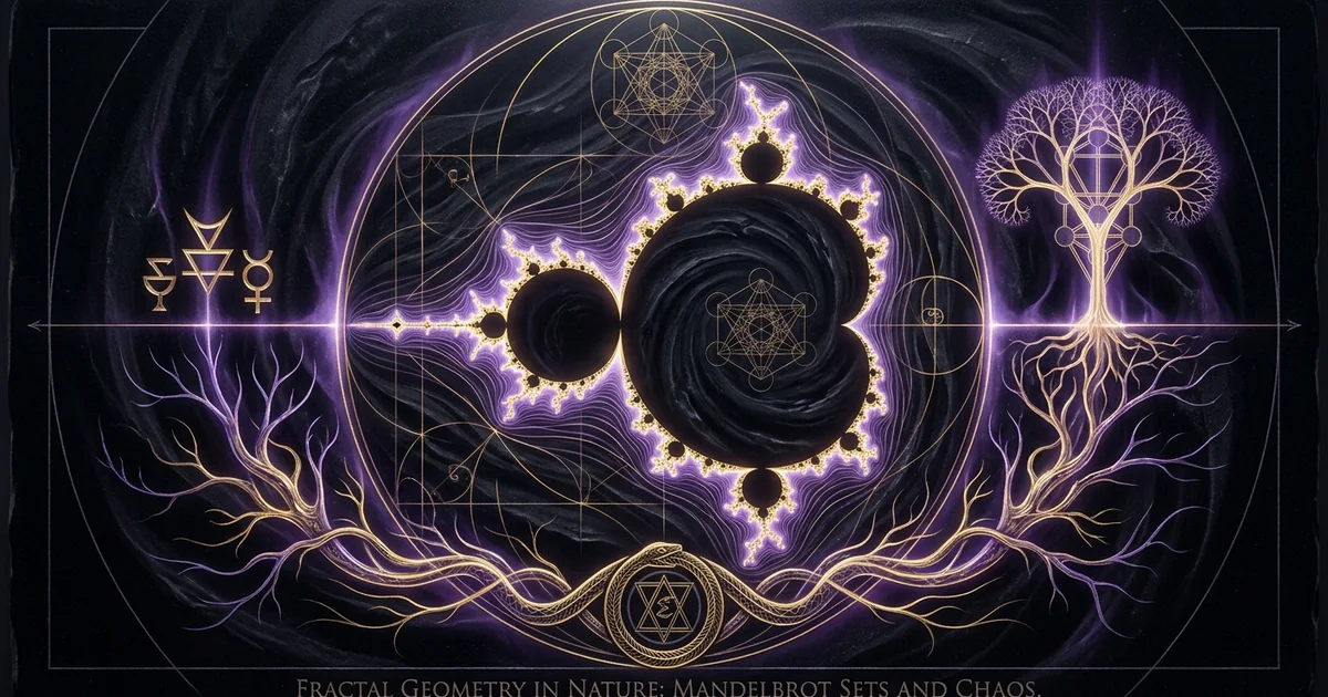 Cover illustration for treatise: Fractal Geometry In Nature Benoit Mandelbrot Self Similari