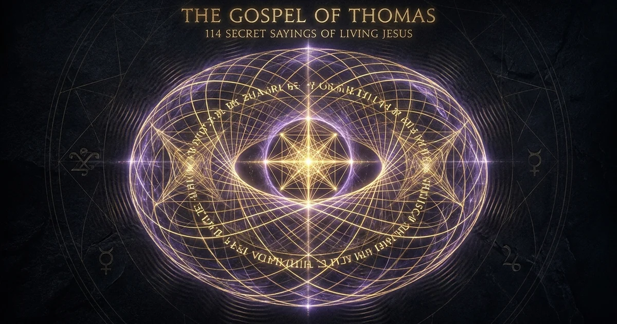 Cover illustration for treatise: Gospel Of Thomas 114 Secret Sayings Living Yeshua Didymos