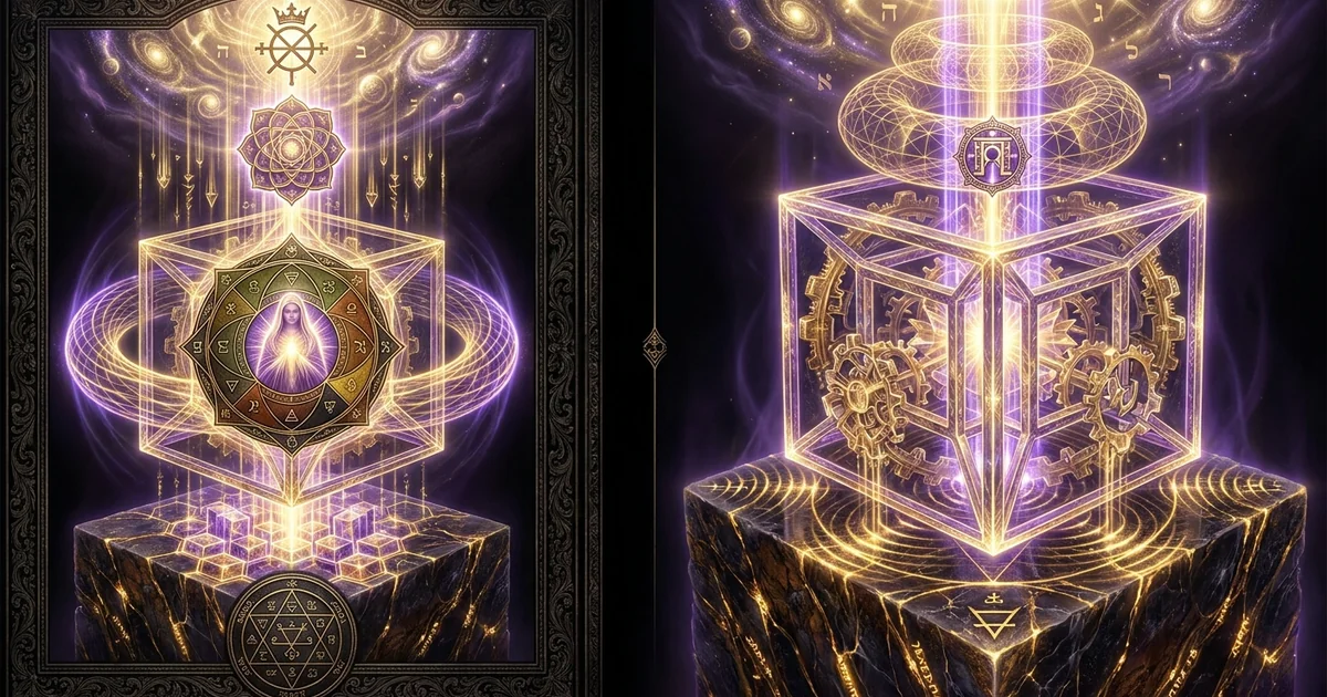 Cover illustration for treatise: Malkuth Kingdom Physical World Shekinah Divine Presence