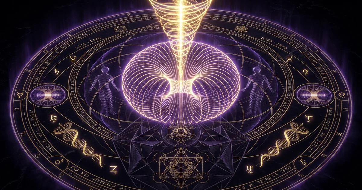 Cover illustration for treatise: Principle Of Vibration Nothing Rests Everything Vibrates