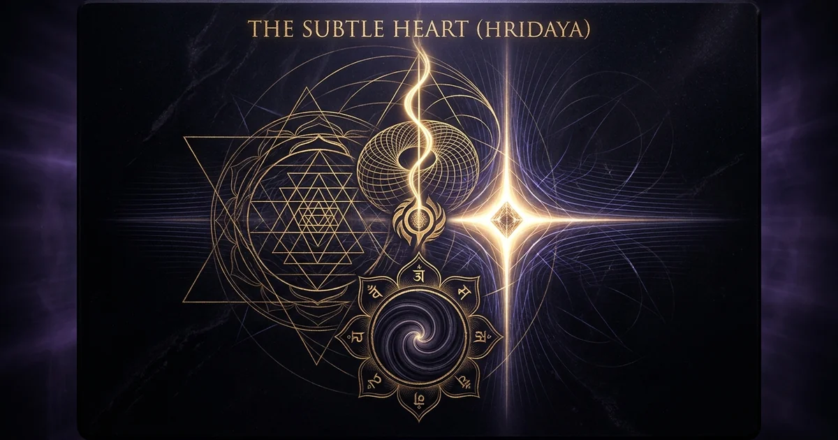 Cover illustration for treatise: Hridaya Spiritual Heart Center Ramana Maharshi Two Digits