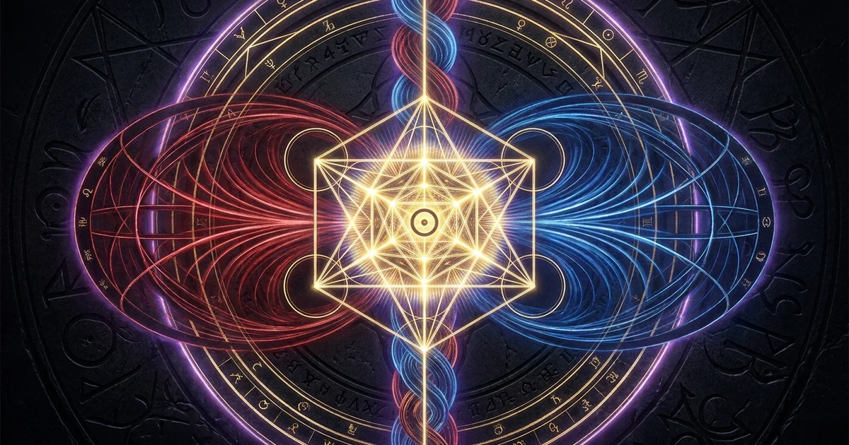 Cover illustration for treatise: Tiphareth Solar Heartcenter Beauty Balance Christos Kabbalah