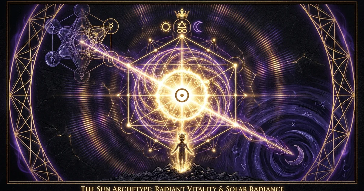Cover illustration for treatise: The Sun Archetype Radiant Vitality Solar Consciousness