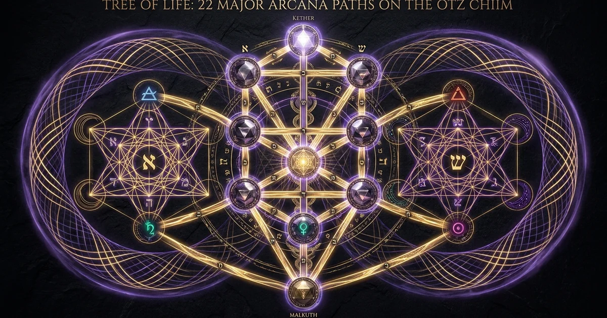 Tree of Life 22 Major Arcana Paths: Mystical Cartography - Research Treatise