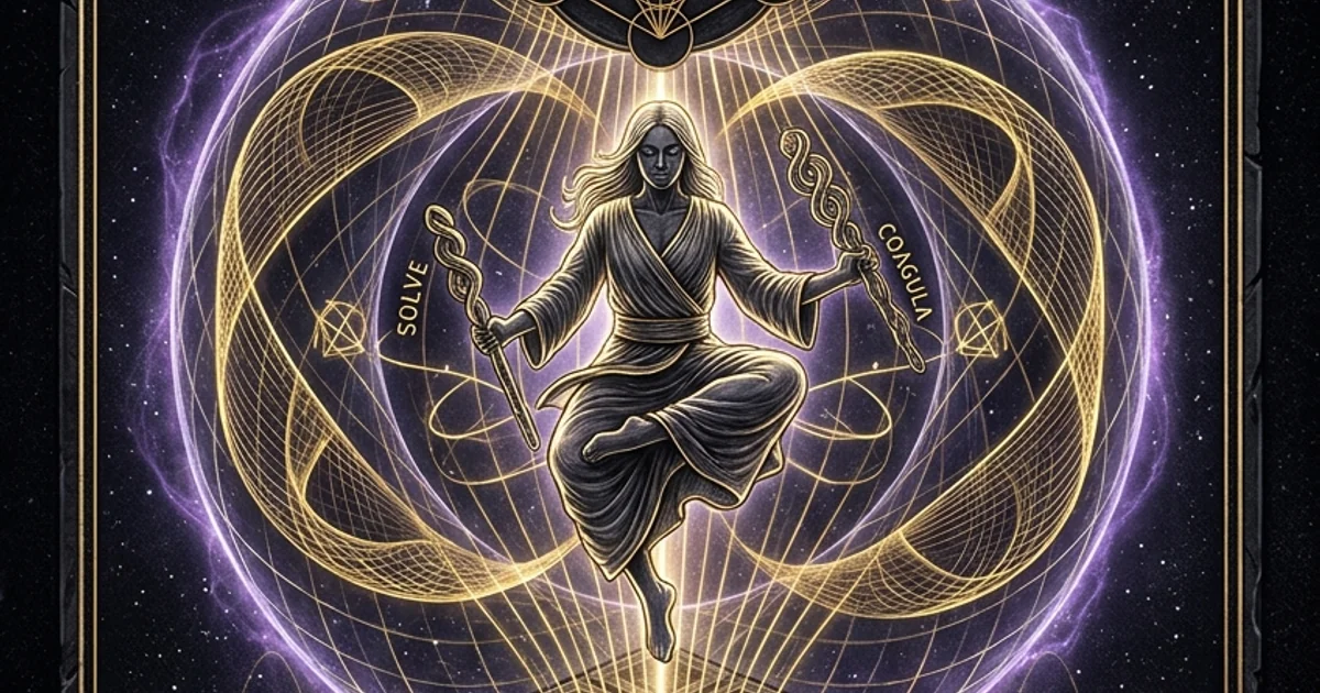 Cover illustration for treatise: The World Archetype Cosmic Completion: Major Arcana 21